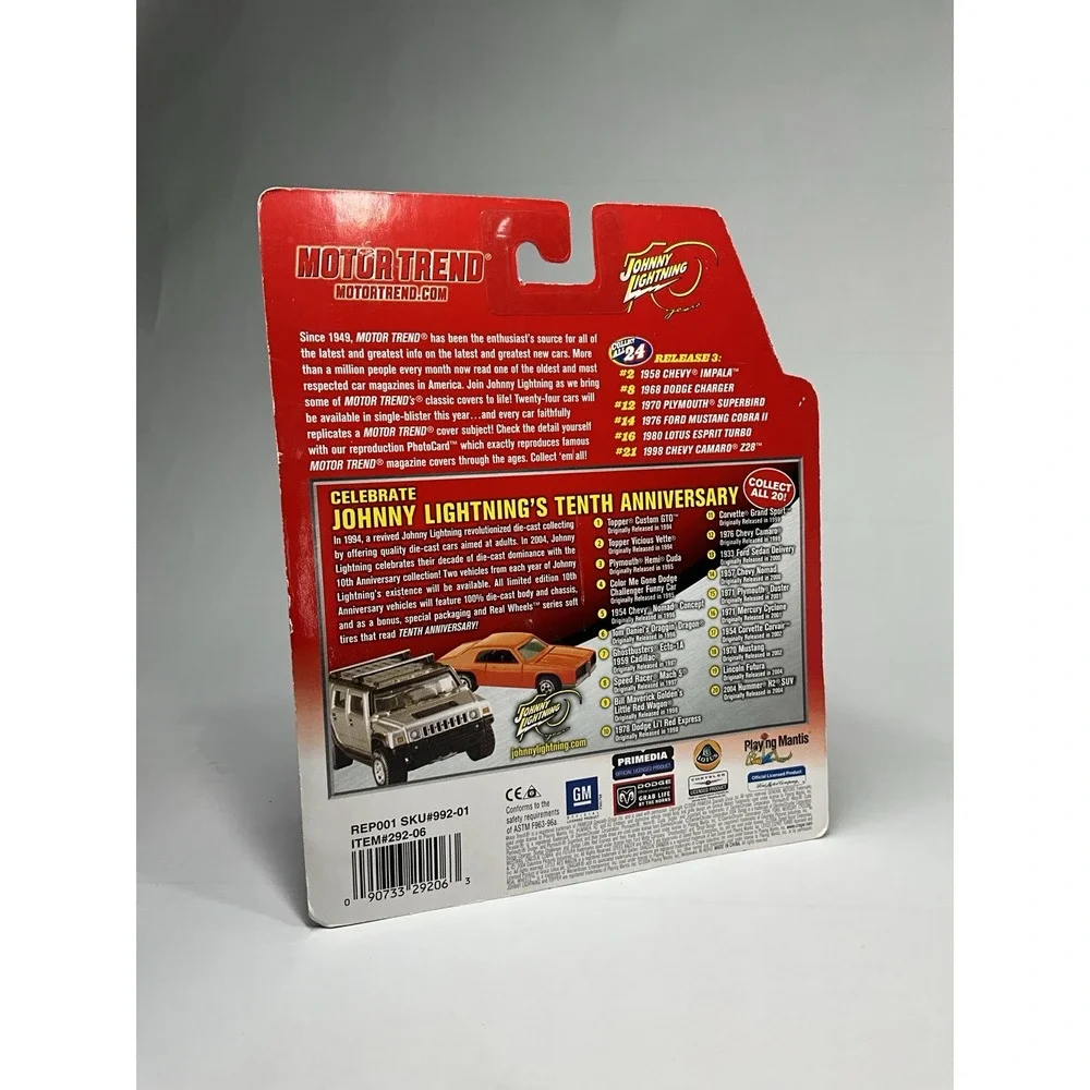 Johnny Lightning 80 1980 Lotus Esprit Turbo Motor Trend Magazine Detailed Car Yl